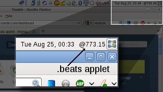 .beats applet screenshot